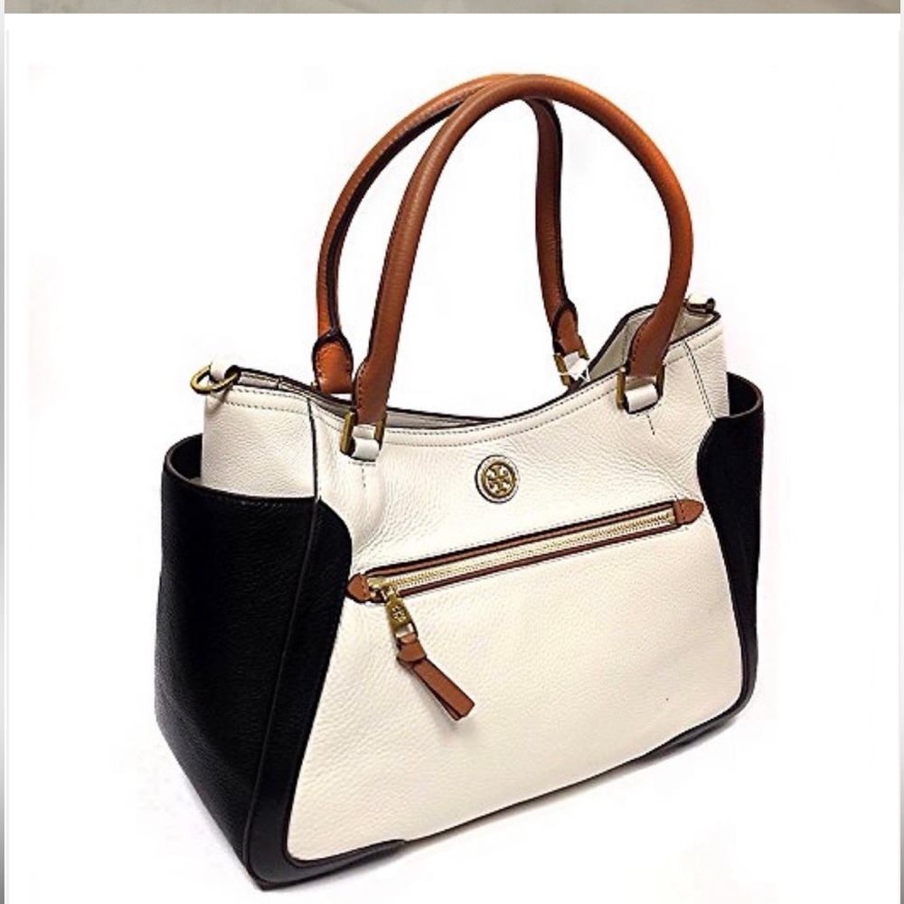 Tory Burch Frances Color Block Satchel Bag